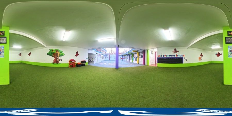 Jardín de Preescolar techado 360