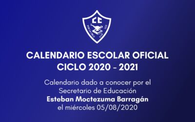 Calendario oficial SEP, ciclo 2020 – 2021